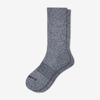 Bombas Marl Calf Socks In Navy Cream