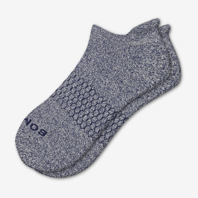 Bombas Marl Ankle Socks In Navy Cream