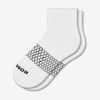 Bombas Quarter Socks In White