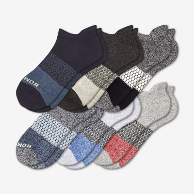 Bombas Tri-block Marl Ankle Sock 6-pack In Mixed