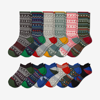 Bombas Calf & Ankle Sock 12-pack In Black Elm Mix