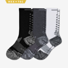 Bombas Running Calf Sock 3-pack In White Charcoal Black