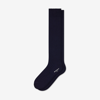 Bombas Ribbed Dress Knee High Socks In Midnight Navy
