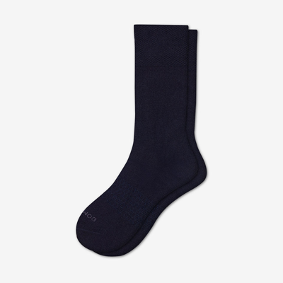 Bombas Dress Calf Sock In Midnight Navy