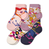 Bombas Lightweight Quarter Sock 4-pack In Carnation Ink Mix 