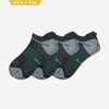 Bombas Golf Ankle Sock 3-pack In Dark Grey Heather
