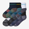 Bombas Golf Quarter Sock 6-pack In Grove Black Mix