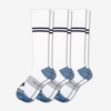 Bombas Everyday Compression Sock 3-pack (15-20mmhg) In White