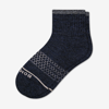 Bombas Merino Wool Quarter Socks In Black