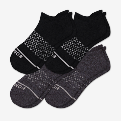 Bombas Merino Wool Ankle Sock 4-pack In Black