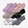 Bombas All-purpose Performance Ankle Sock 12-pack In Pink Eggplant Mix