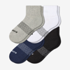 Bombas Quarter Socks 4-pack In Solid Marl Mix