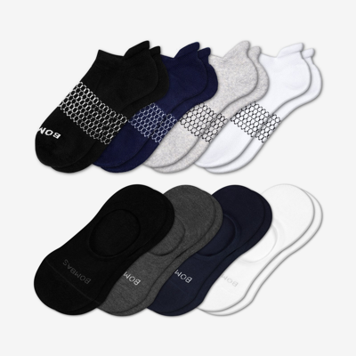 Bombas Ankle & Lightweight No Show Sock 8-pack In Solids Mix