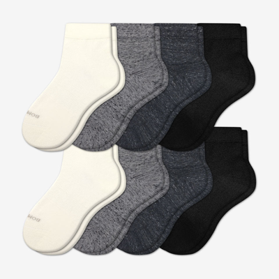 Bombas Lightweight Quarter Sock 8-pack In Mixed