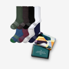 Bombas Calf Sock 8-pack Gift Box In Donegal Marls Mix