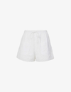 HOUSE OF CB MAE BRODERIE-ANGLAISE COTTON SHORTS