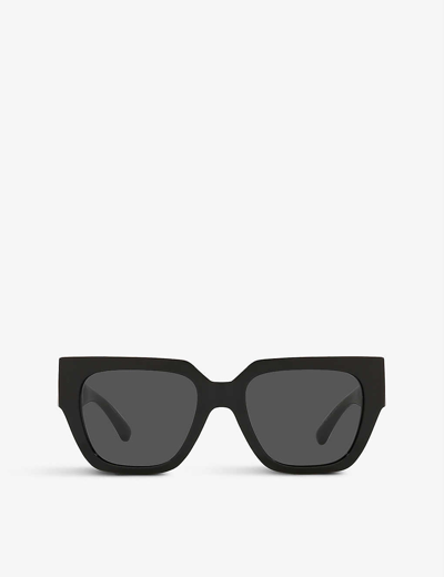Versace Womens  Ve4409 Medusa-embellished Acetate Phantos Sunglasses In Black