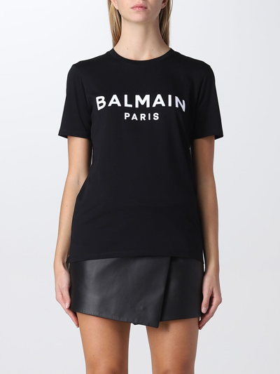 Balmain T-shirts  Women Color Black