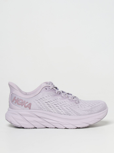 Hoka One One Logo Low-top Sneakers In Lilac