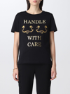 MOSCHINO COUTURE T-SHIRT MOSCHINO COUTURE WOMAN COLOR BLACK,D54978002