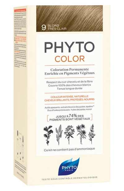 Phyto Colour Permanent Hair Colour In 9 Very Light Blond