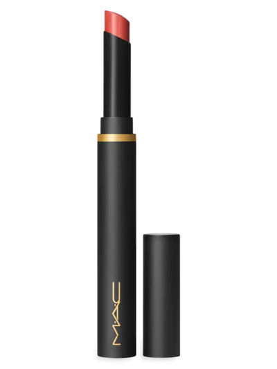 Mac Powder Kiss Velvet Blur Slim Lipstick In Nice Spice