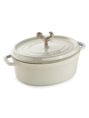 Staub 5.75-quart Coq Au Vin Cocotte In White Truffle