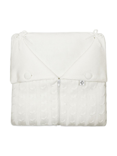 Rian Tricot Kid's Cocoon Blanket In White