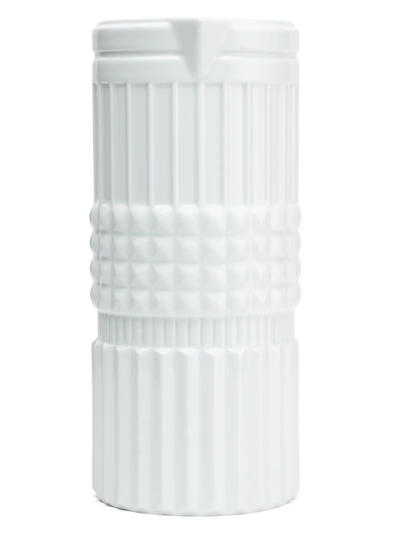 Viso Project Tuerca Porcelain Vase In White