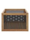 Neat Method Bins, Baskets, & Cabinets Perforated Acacia Basket