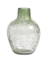 Misette Bubble Glass Vase In Tourmaline Green