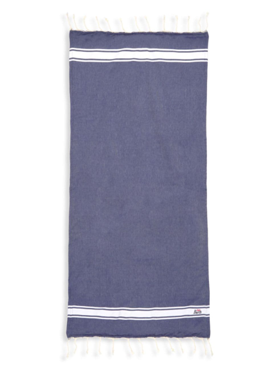 Mc2 Saint Barth Foutasponge Beach Blanket In Blue