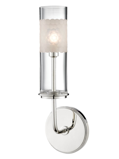 Hudson Valley Lighting Wentworth 1-light Wall Sconce In Polished Nickel
