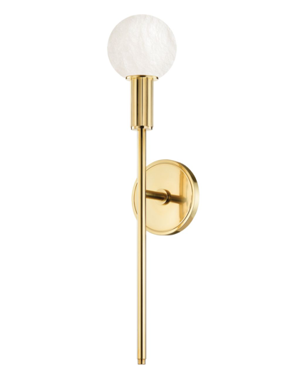 Hudson Valley Lighting Murray Hill One-light Wall Sconce In Aged Brass