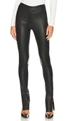Lamarque Dawn Flared Leather Pants In Black