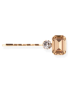 Jennifer Behr Gemma Crystal Bobby Pin In Golden