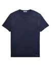 Ralph Lauren Short-sleeve Crewneck Cotton Tee In Classic Chairman Navy