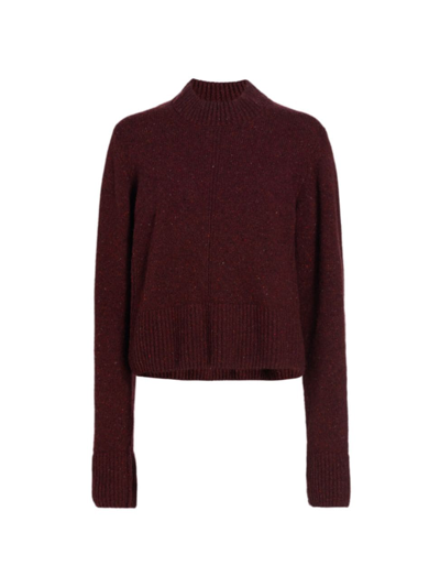 Saks Fifth Avenue Collection Confetti Yarn Sweater In Wine