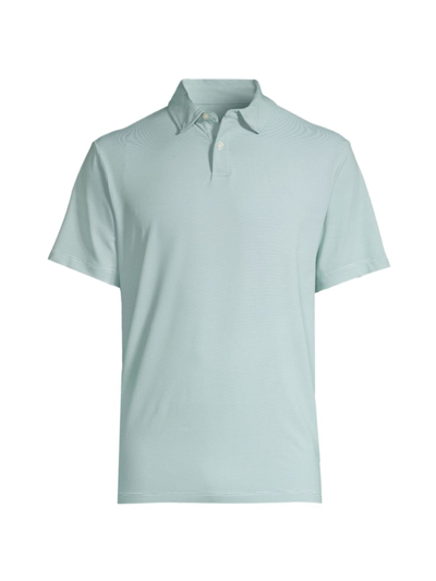 Vineyard Vines Elevated Sankaty Polo Shirt In Green