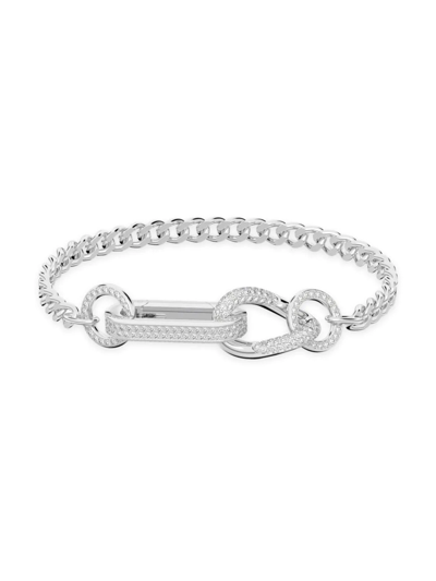 Swarovski Women's Dextera Rhodium-plated & Crystal Chain Bracelet
