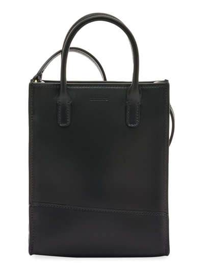 Il Bisonte Mini Sole Leather Top-handle Bag In Nero