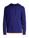 REDVANLY MEN'S QUINCY CASHMERE HOODIE