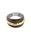 JOHN HARDY WOMEN'S STERLING SILVER, 18K YELLOW GOLD, SAPPHIRE, & SPINEL TAPERED RING