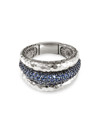 JOHN HARDY WOMEN'S STERLING SILVER & BLUE SAPPHIRE TAPERED RING