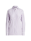 Ralph Lauren Capri Striped Button-up Shirt In Classic Yellow White