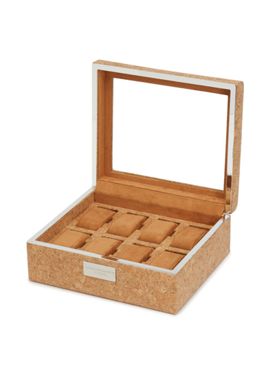 Wolf X Analog Shift 1976 Cork 8-watch Storage Box In Shift Cork