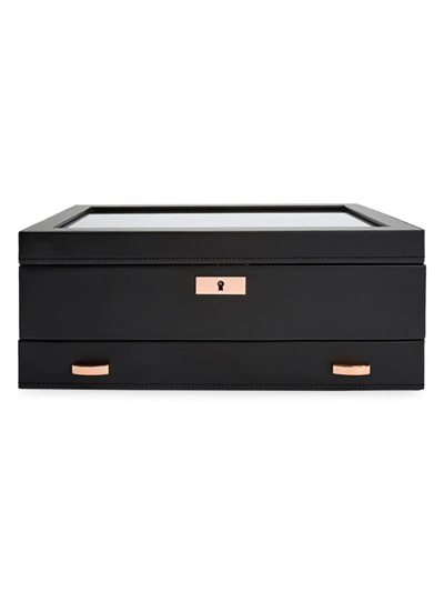 Wolf Axis 10-watch Storage Box With Drawer In Copper