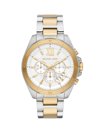 MICHAEL KORS MEN'S BRECKEN CHRONOGRAPH TWO-TONE STAINLESS STEEL WATCH