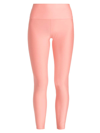 Alo Yoga High Waist Alosoft Lounge Legging In Strawberry Lemonade