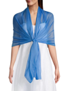 Denis Colomb Cashmere Cloud Scarf In Blue